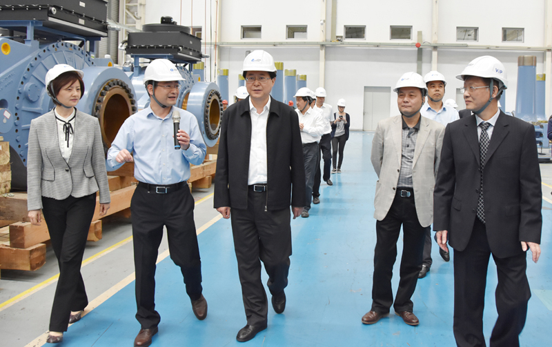 浙江省委副書記、省長車俊一行蒞臨我司視察